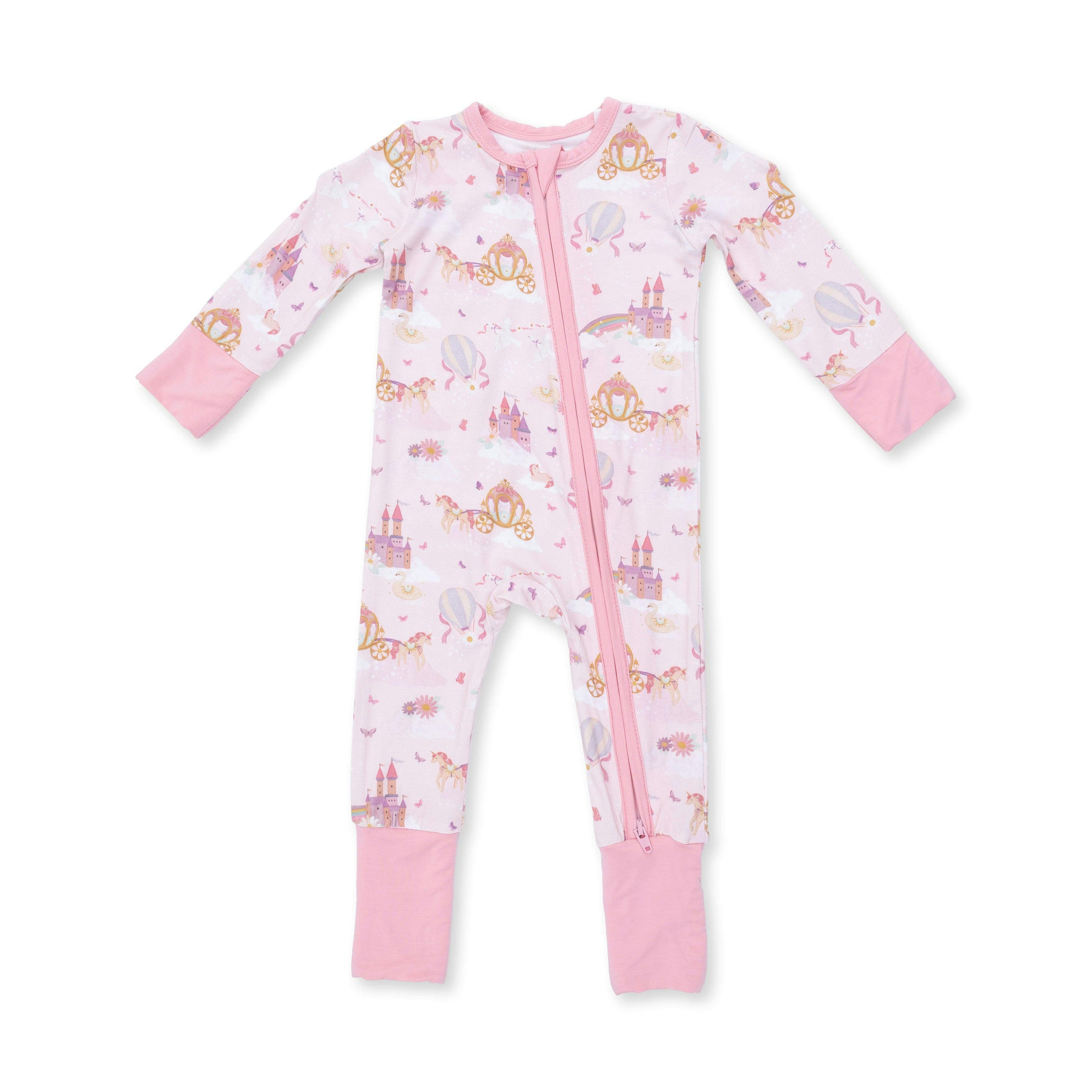 Princess Unicorns and Castle - Convertible Romper