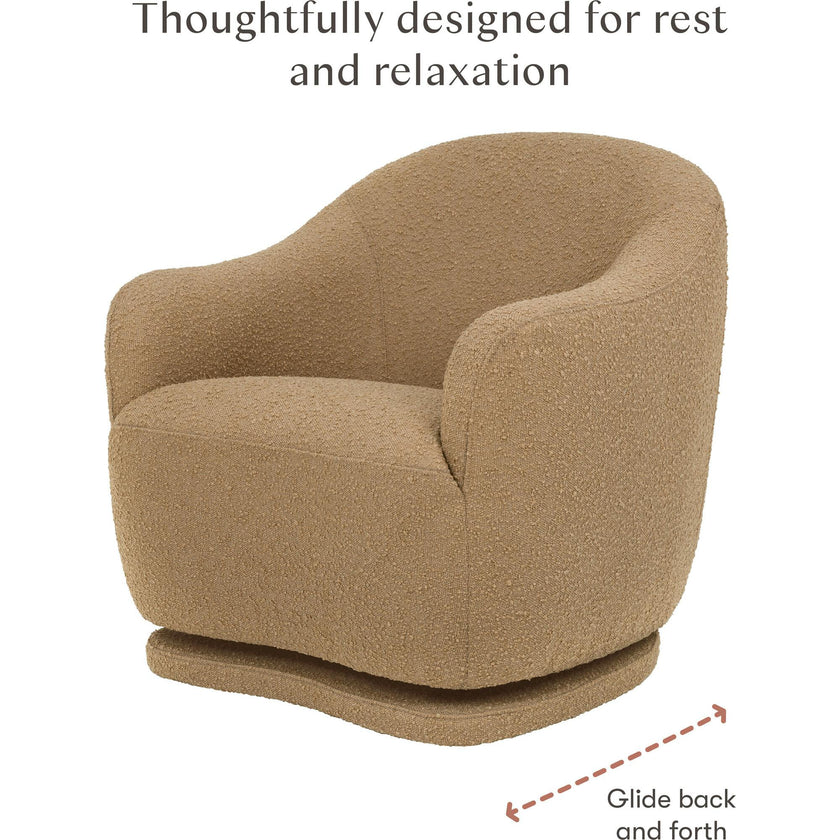 Foy Glider In Boucle In Sand Boucle