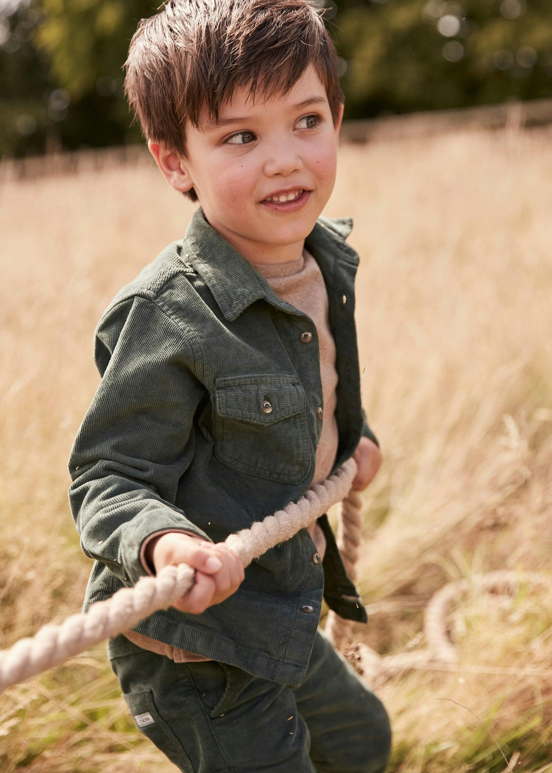 The Forest Green Corduroy Shirt