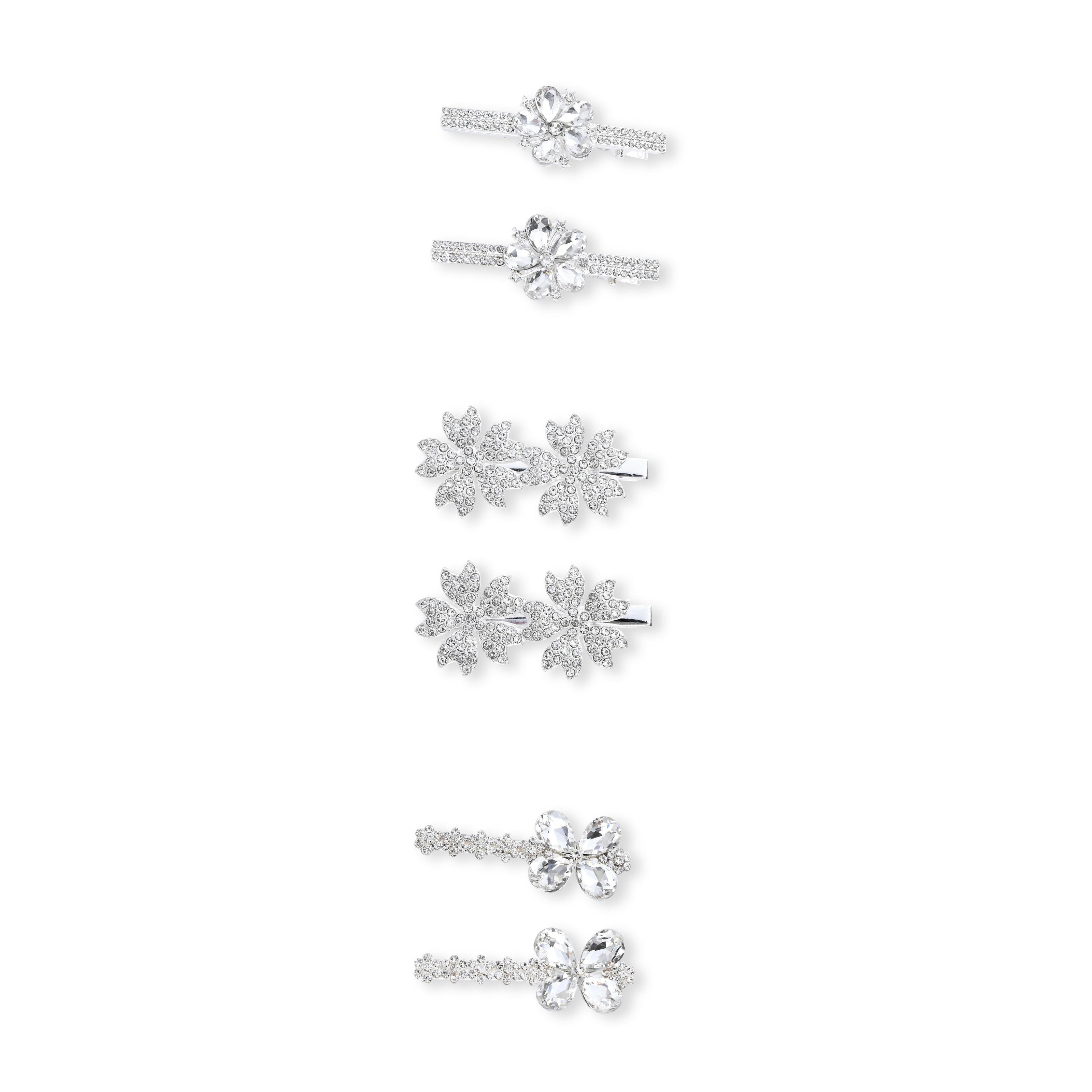 Gemstone Hair Pin Trio