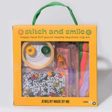 Stitch and Smile Happy Face DIY Punch Needle Keychain Clip Kit