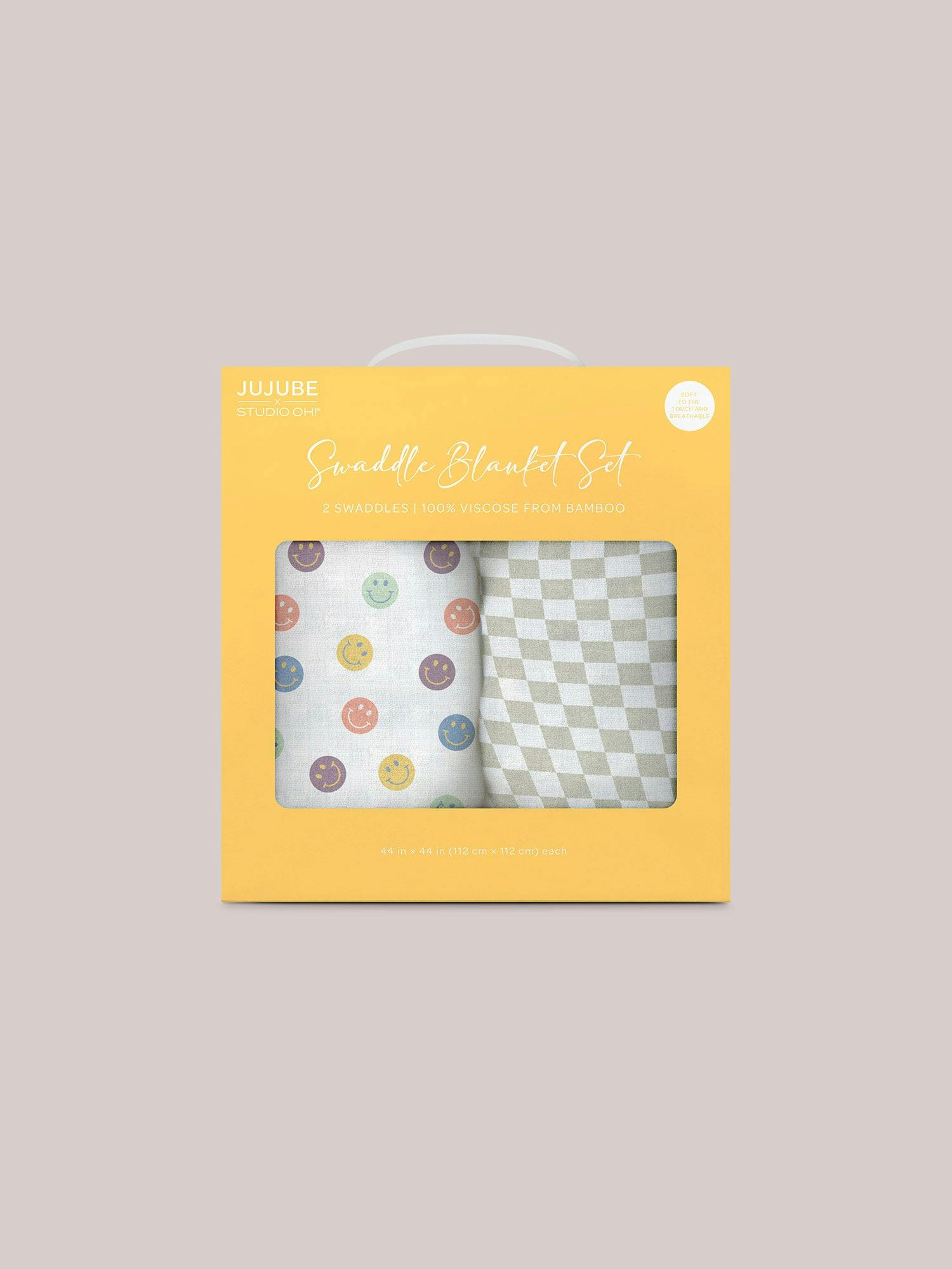 JuJuBe × Studio Oh! Printed Swaddle Blanket Sets