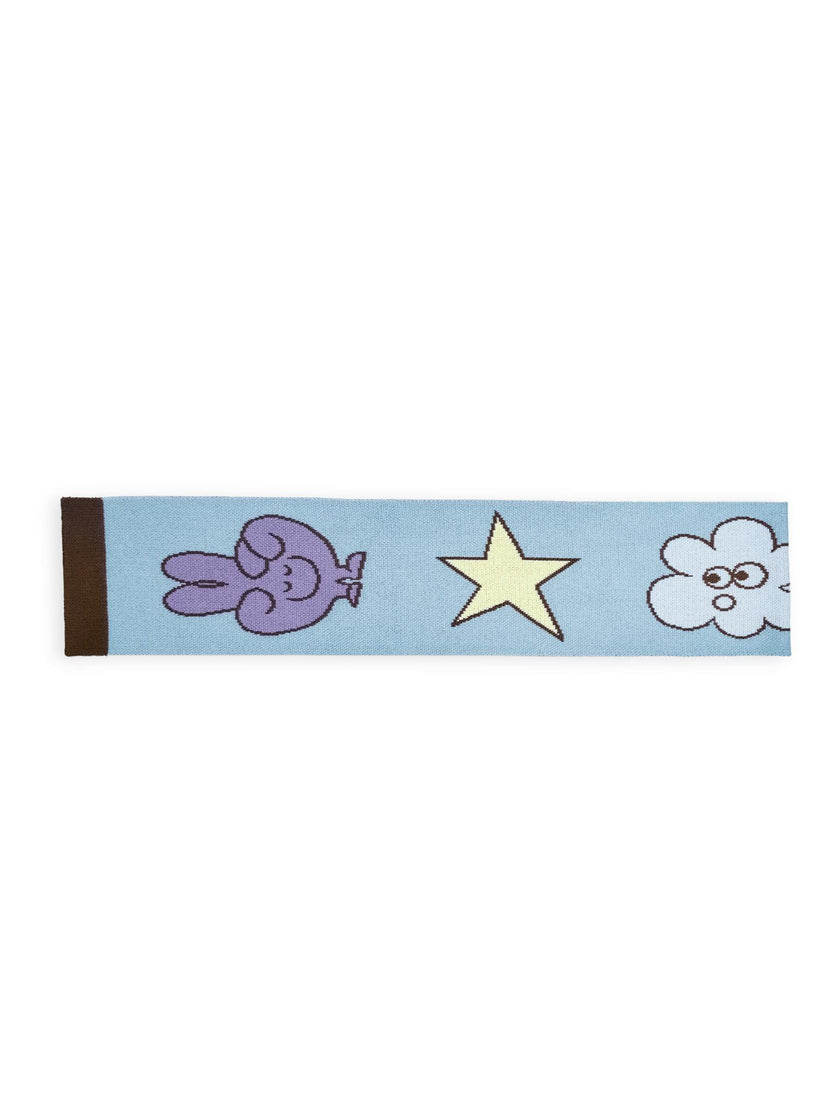 children's cotton scarf - fun icons