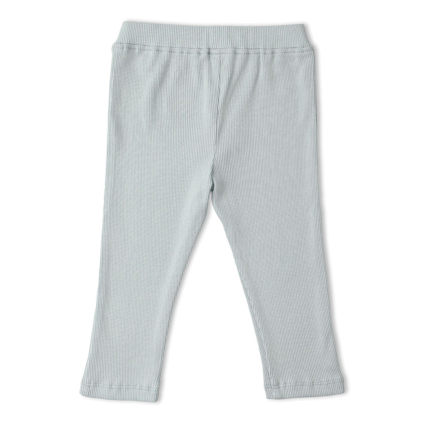 Organic Lace Collar Onesie & Tights Set - Fog