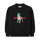 Black Palm Dog Graphic Sweatshirt