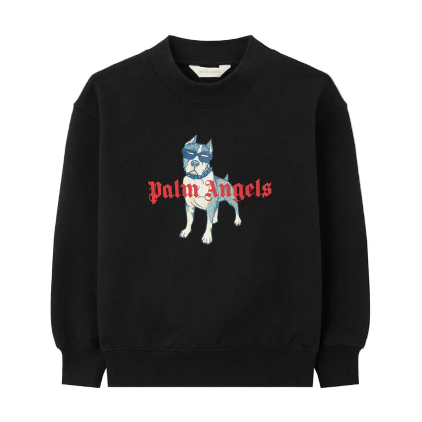 Black Palm Dog Graphic Sweatshirt