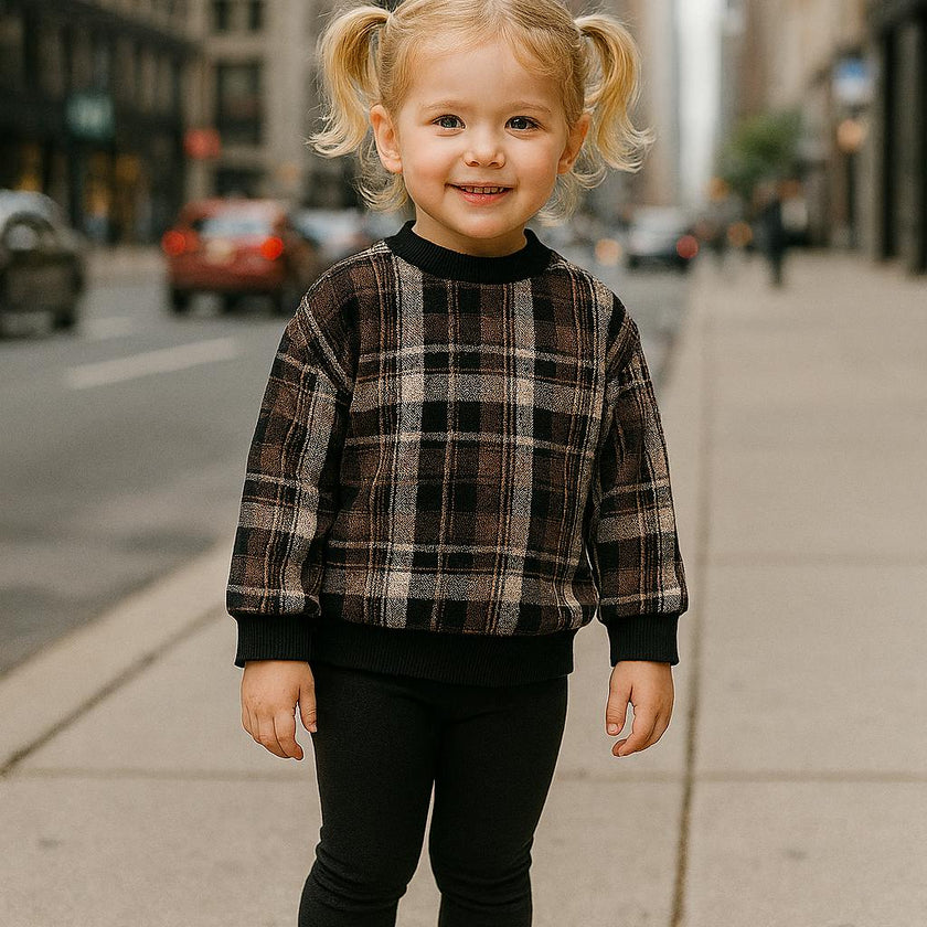 Winter Plaid Unisex Pullover