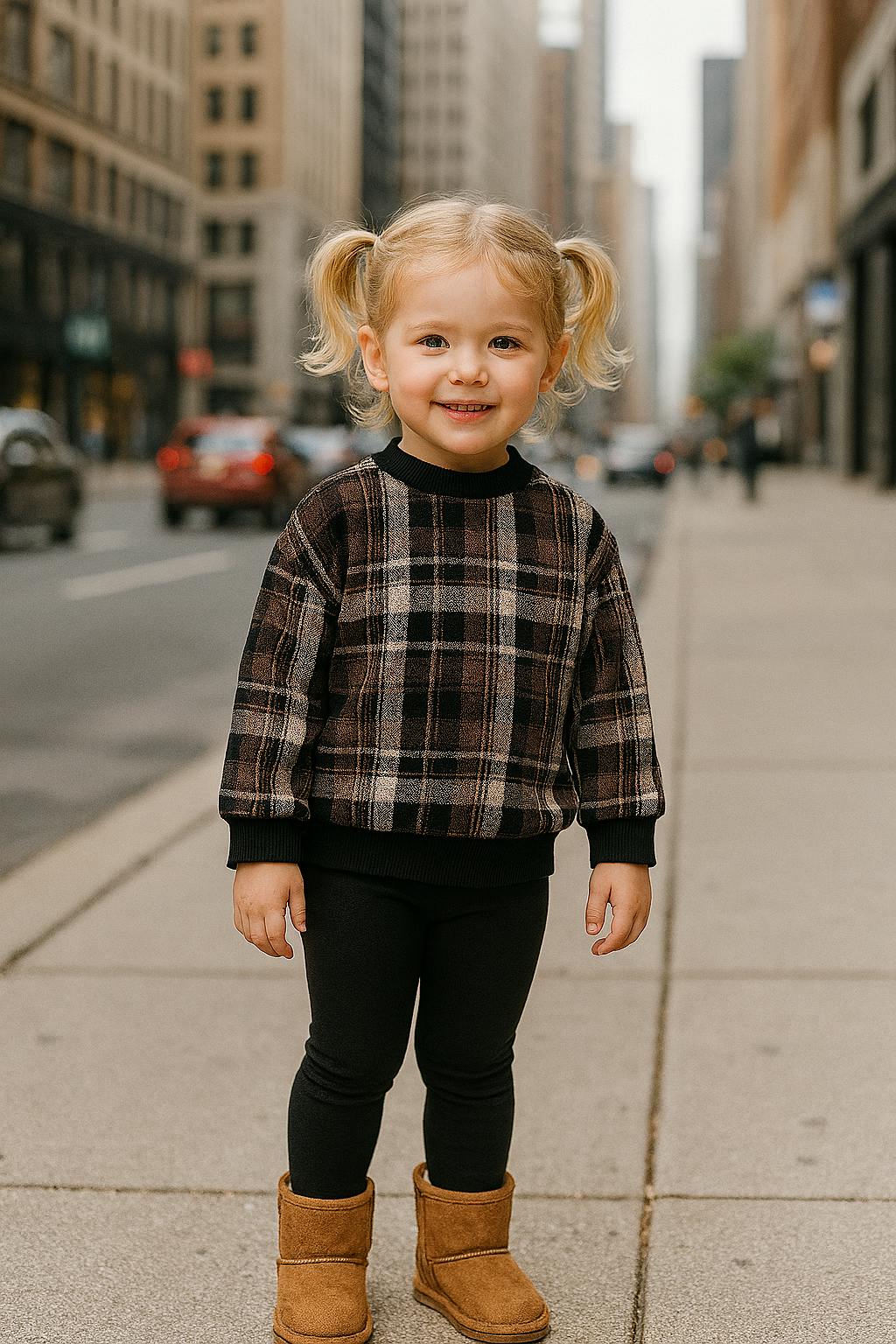 Winter Plaid Unisex Pullover