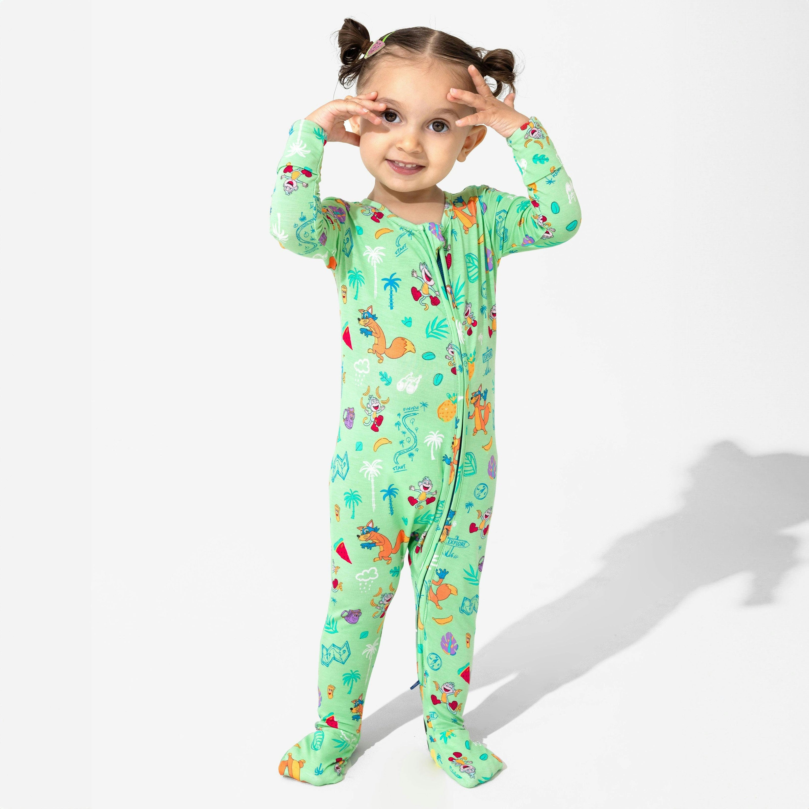 Dora: Boots' Jungle Adventure Bamboo Convertible Footie