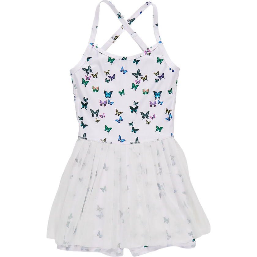 Girls Tennis Dress, White