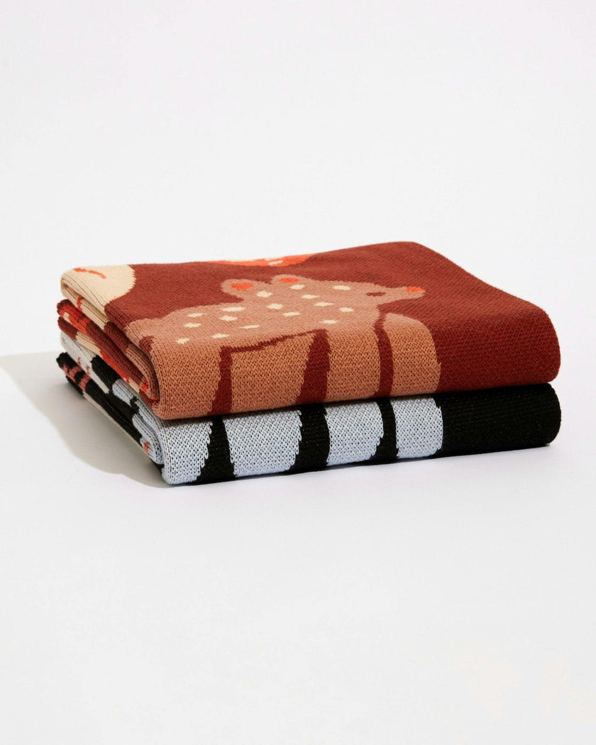 Bow Wow Knit Midi Blanket