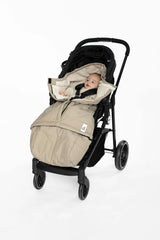 Evolutive Footmuff For Car Seats and Strollers Taupe