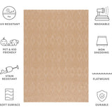 Courtyard August Indoor/Outdoor Rug, Natural