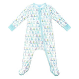 Holiday Harbor Zip Baby Onesie