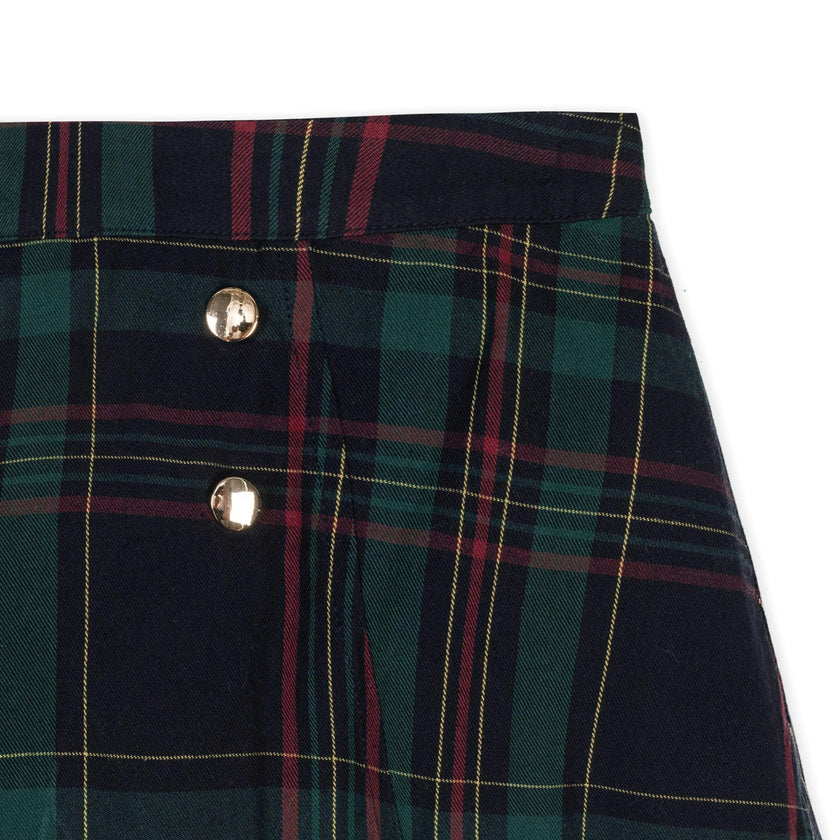 Organic Double Button Skirt