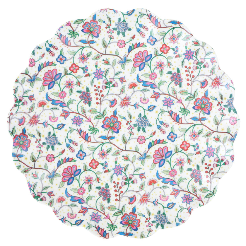 Meri Meri x Liberty Red & Green Reusable Large Plates