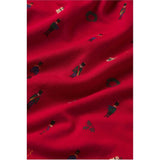 Gisele Printed TENCEL Modal Long PJ Set, Red