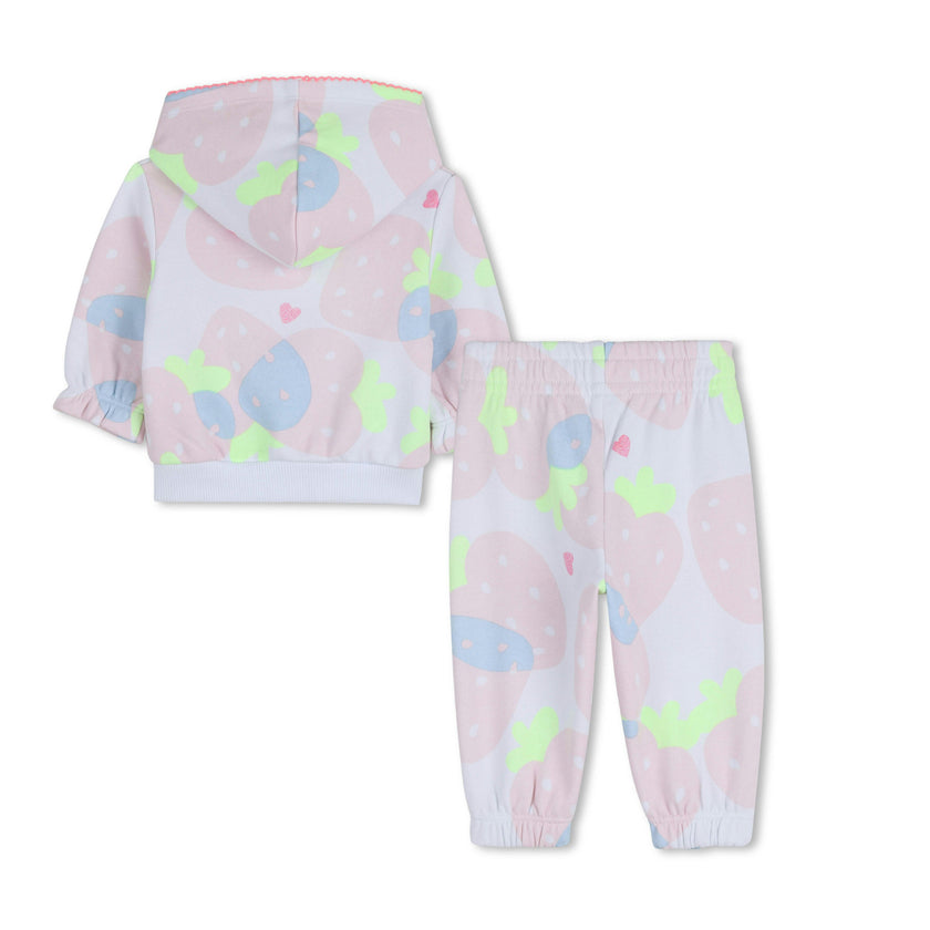 Fleece Jogging Set Strawberries Organic Cotton
