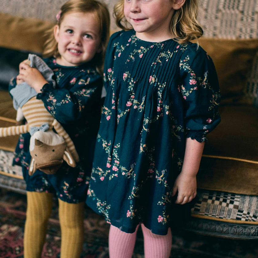 Charlotte Dress in Midnight Garden