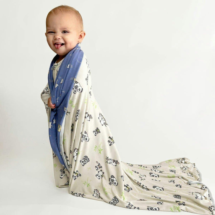 Panda Bamboo Convertible Footie