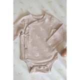 The Littles Long Sleeve Kimono One-Piece, Pink