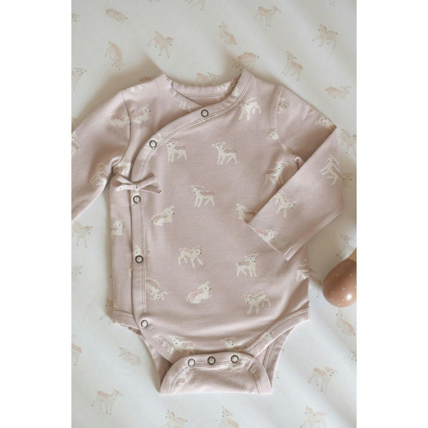 The Littles Long Sleeve Kimono One-Piece, Pink