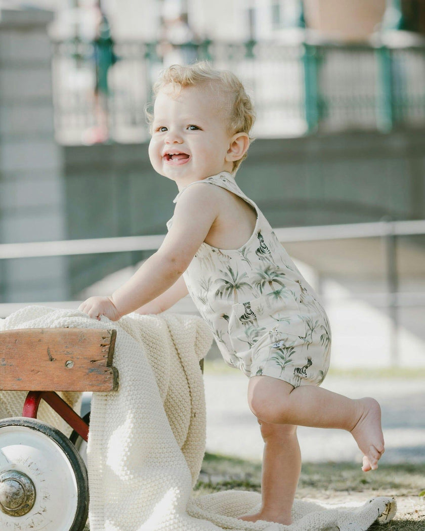 Organic Cotton Jersey Romper