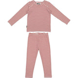 Directional Striped Raglan Sleeve Top & Pant Set