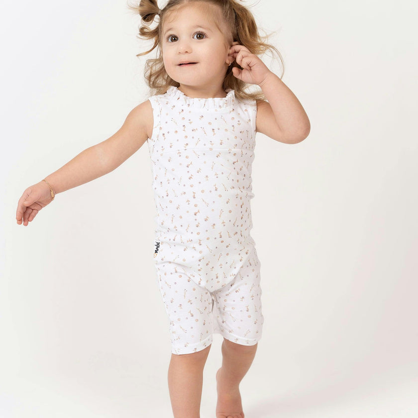 Berry Floral Footie