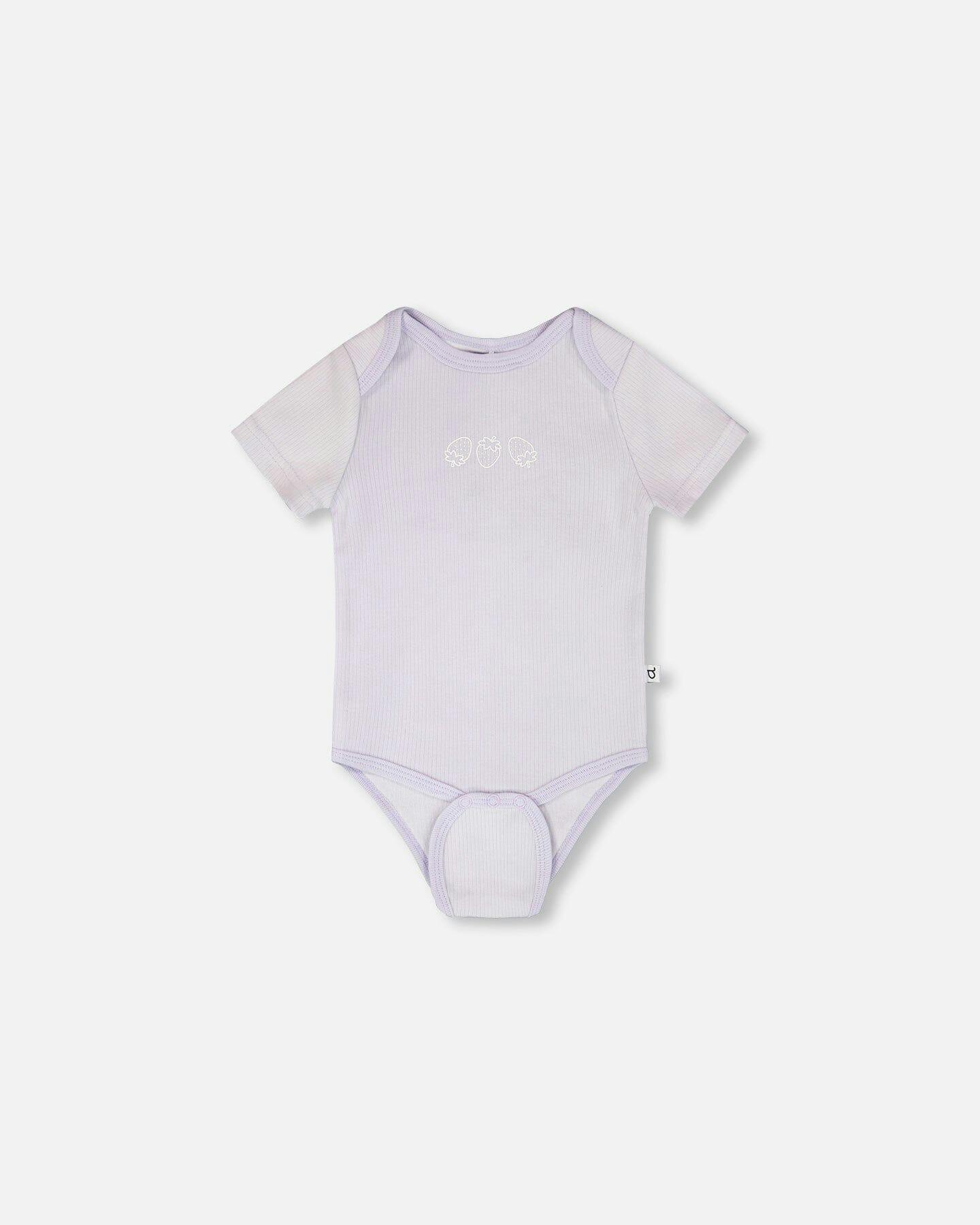 Evolutive Cotton Rib Jersey Onesie