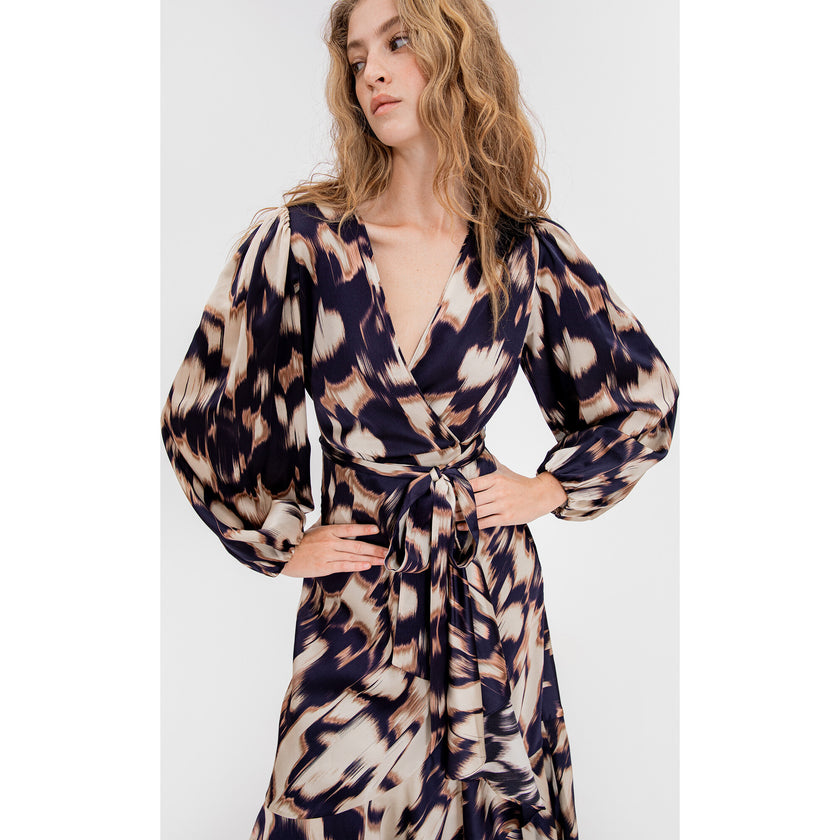 Women's Long Sleeve Blaire Dress, Multi