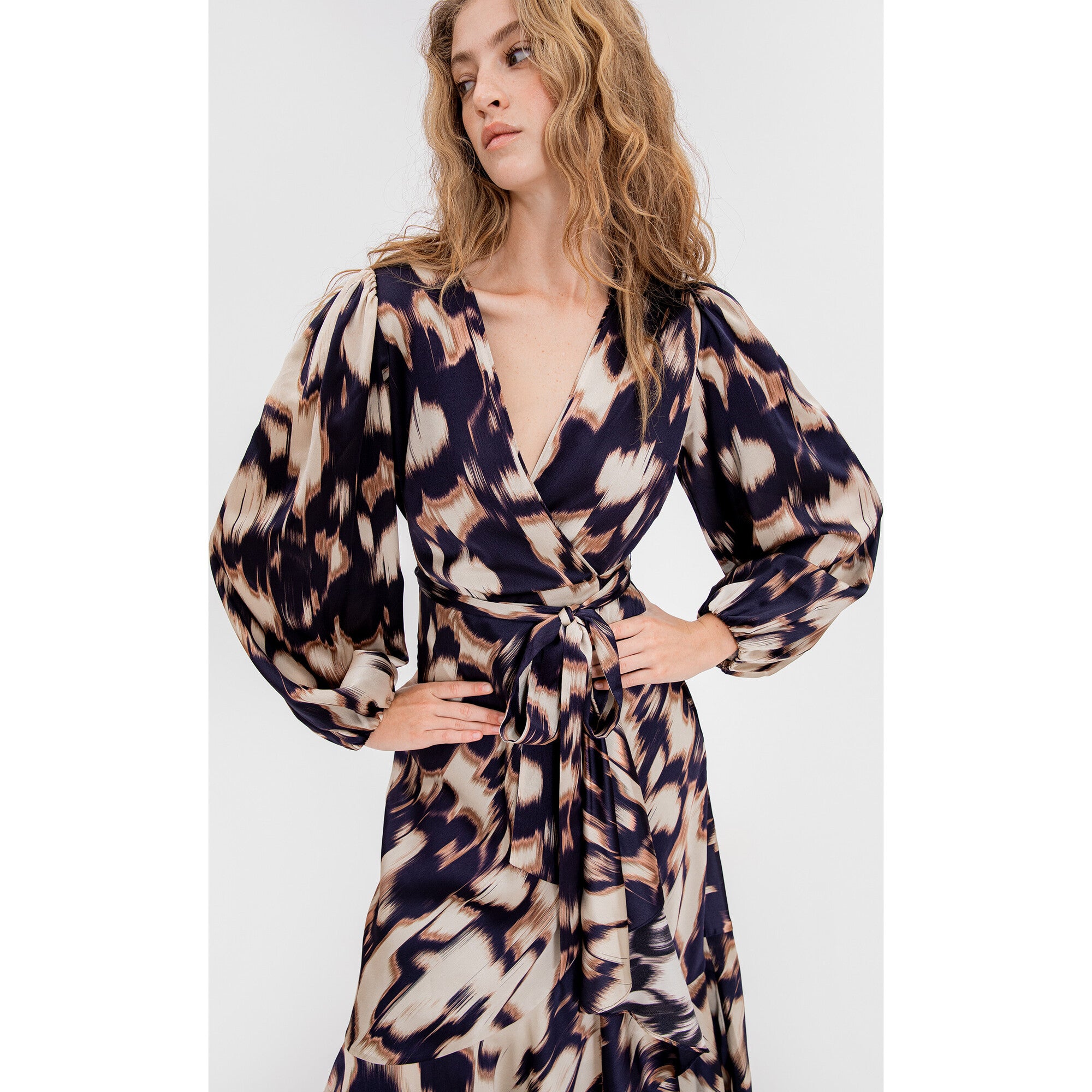 Women's Long Sleeve Blaire Dress, Multi