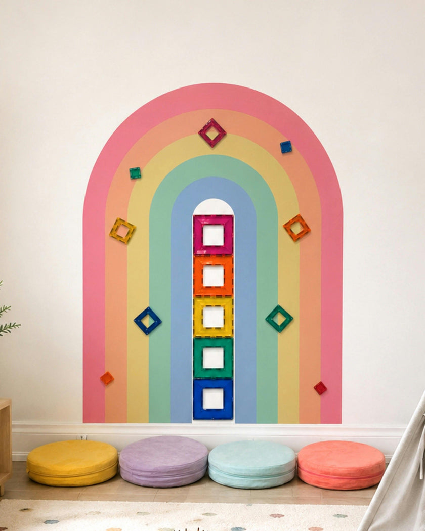 MEGA Magic Playwall - Arch Magnetic Wall Decal for Kids