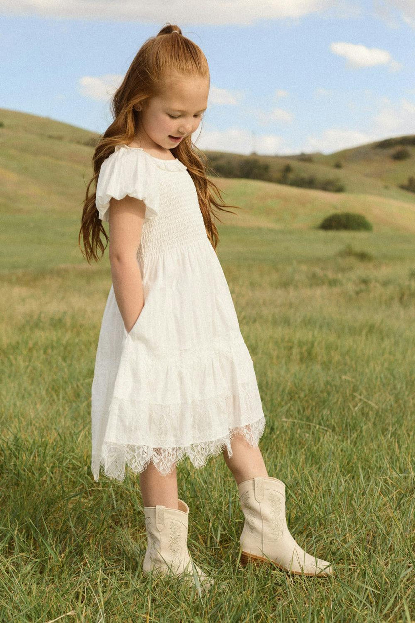 Mini Annalise Dress in Reverie Dobby