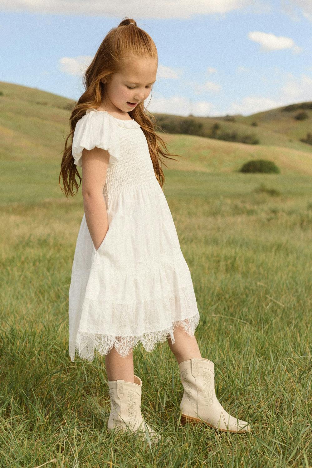 Mini Annalise Dress in Reverie Dobby