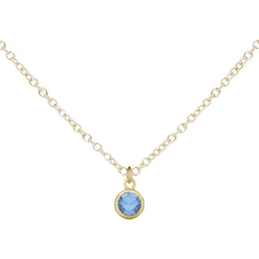 December Birthstone Necklace