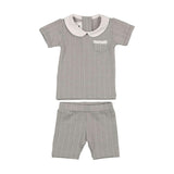 Raised Stripe Two-Piece Set