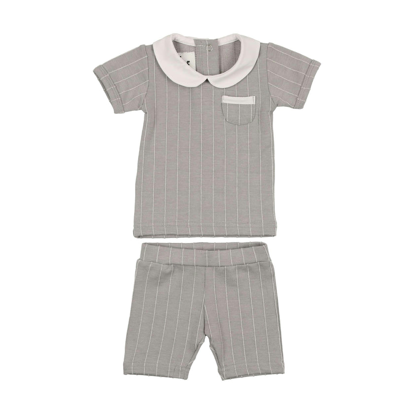 Raised Stripe Two-Piece Set