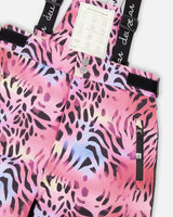 Two-Piece Teknik Snowsuit Multicolor Leopard and