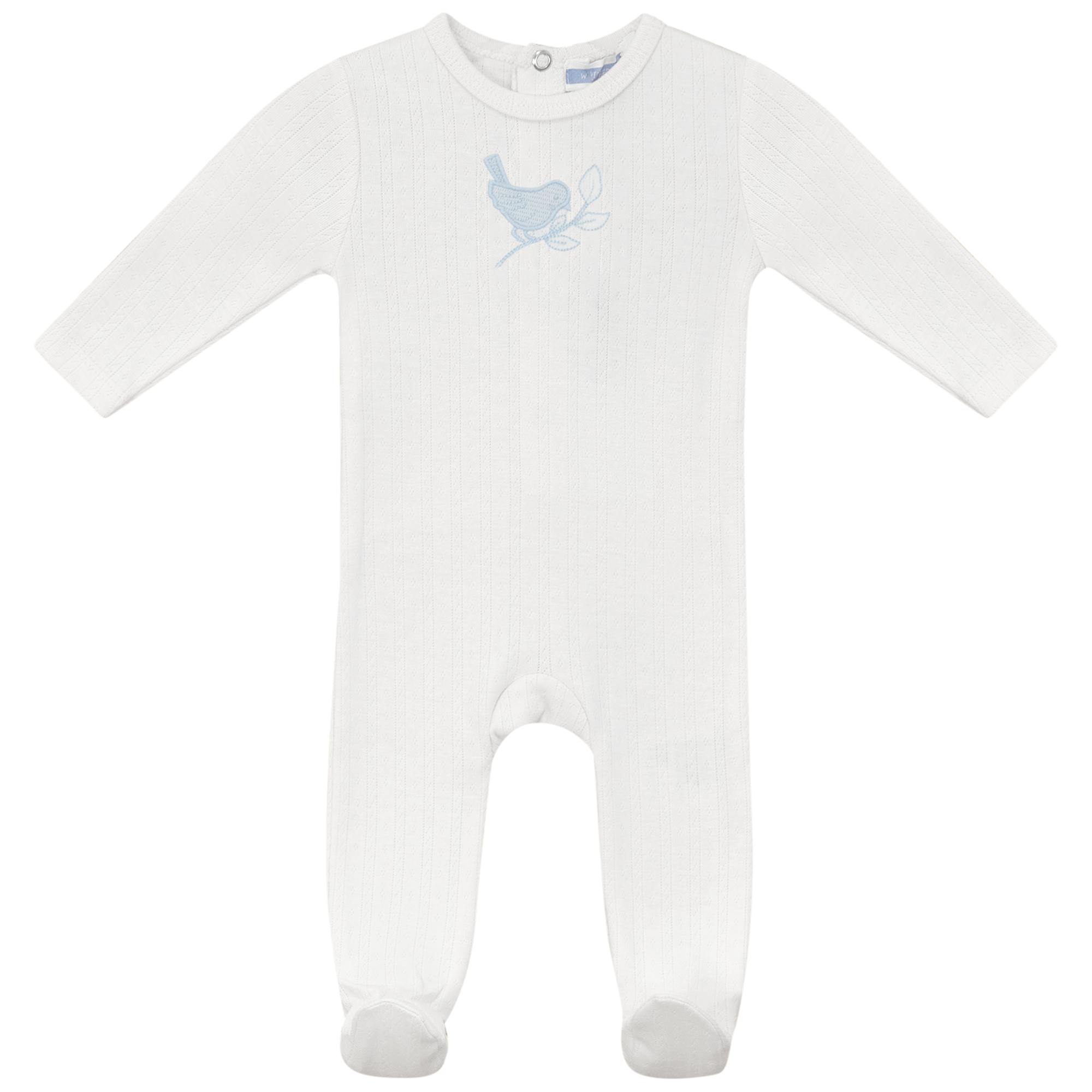 Bird Pointelle Onesie