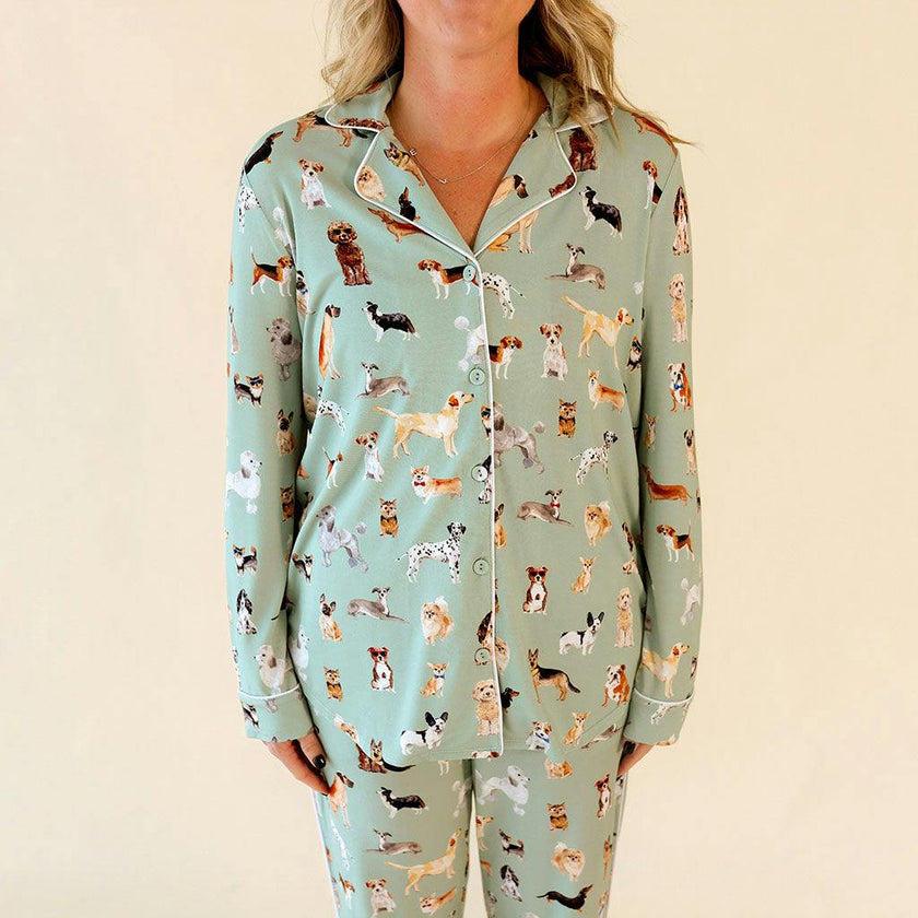 Posh Puppies Women's Luxe Pajama Pant Set