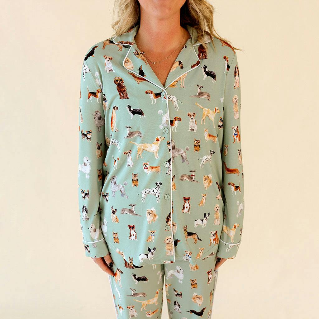 Posh Puppies Women's Luxe Pajama Pant Set