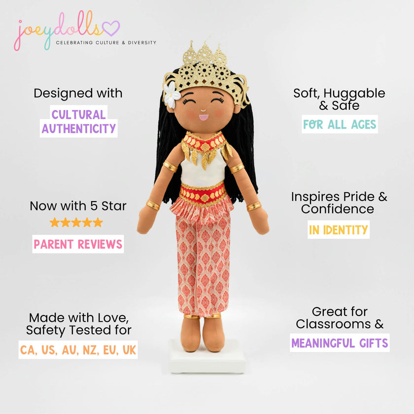 Cambodian 'Soriya' Cultural Doll