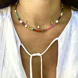 Jessica Pearl Beaded Choker