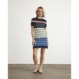 Short Leighton Dress, Stripes