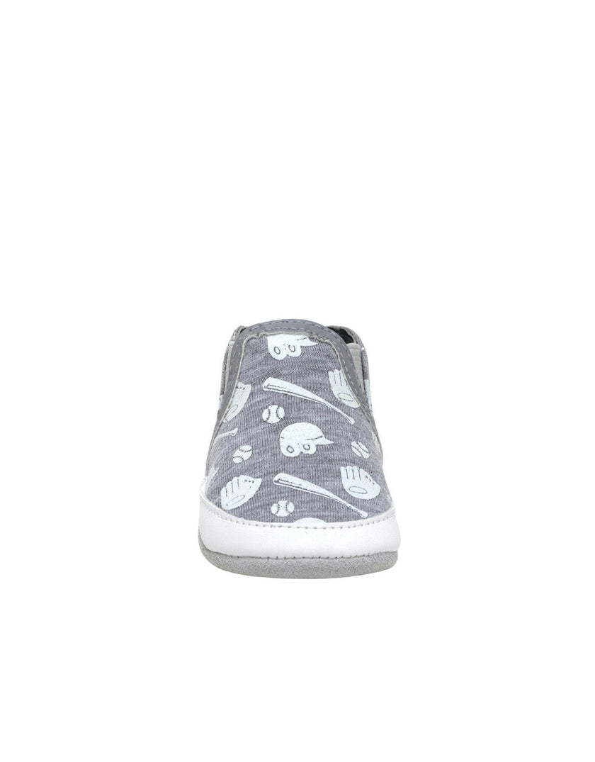 Baseball MVP Heather Grey Glow-in-the-dark Soft Sole