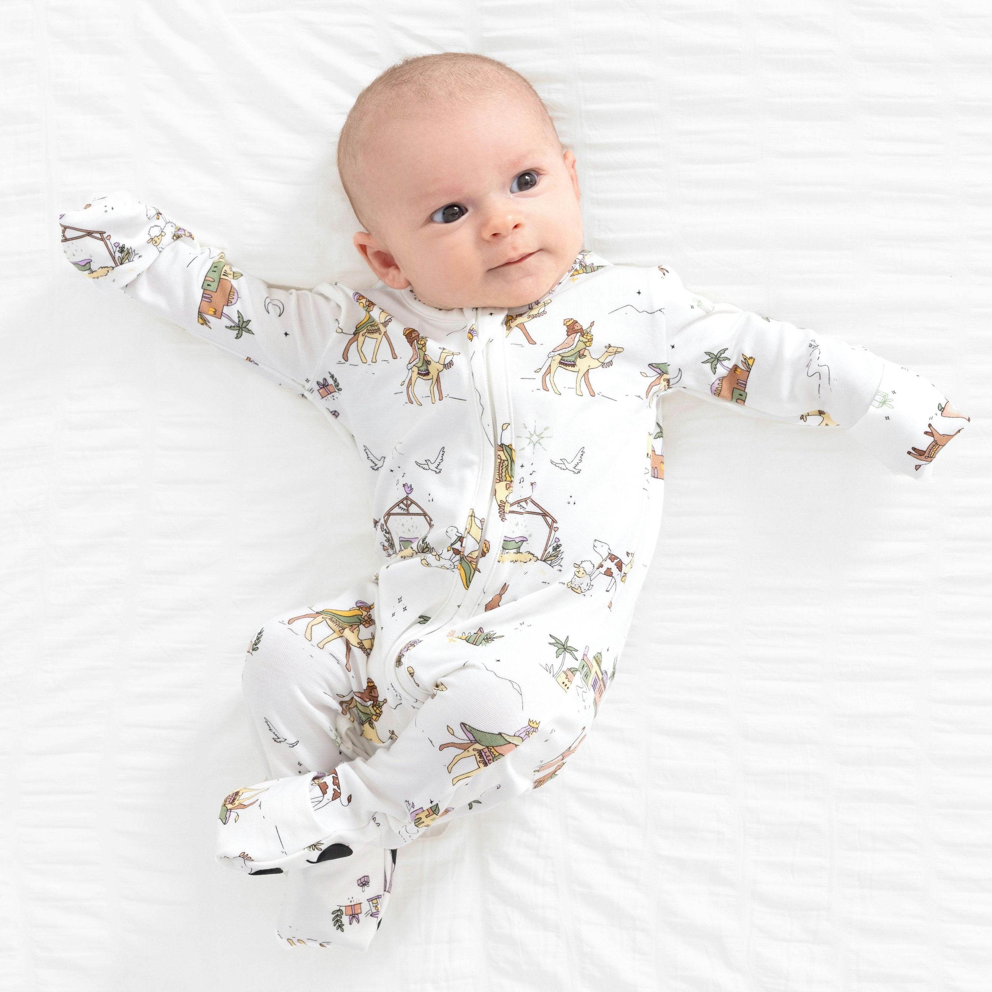 Yuletide Bamboo Convertible Footie