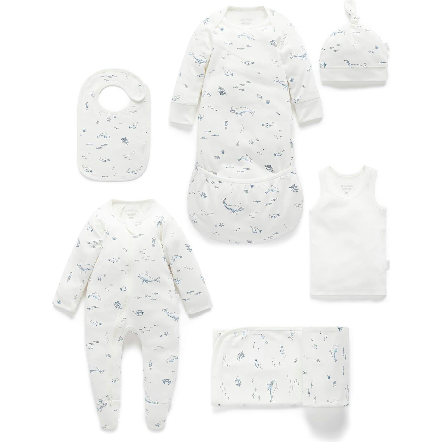 Newborn Hospital Pack Vanilla Nautical Pack