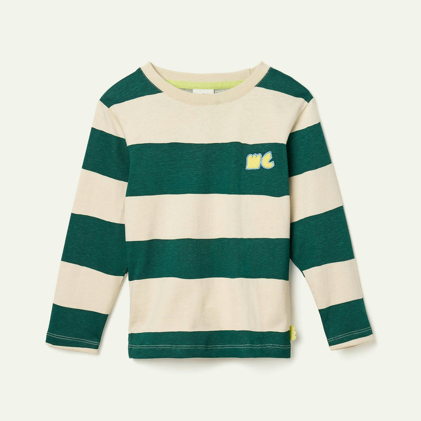 Recycled Cotton Rugby Stripe T-Shirt