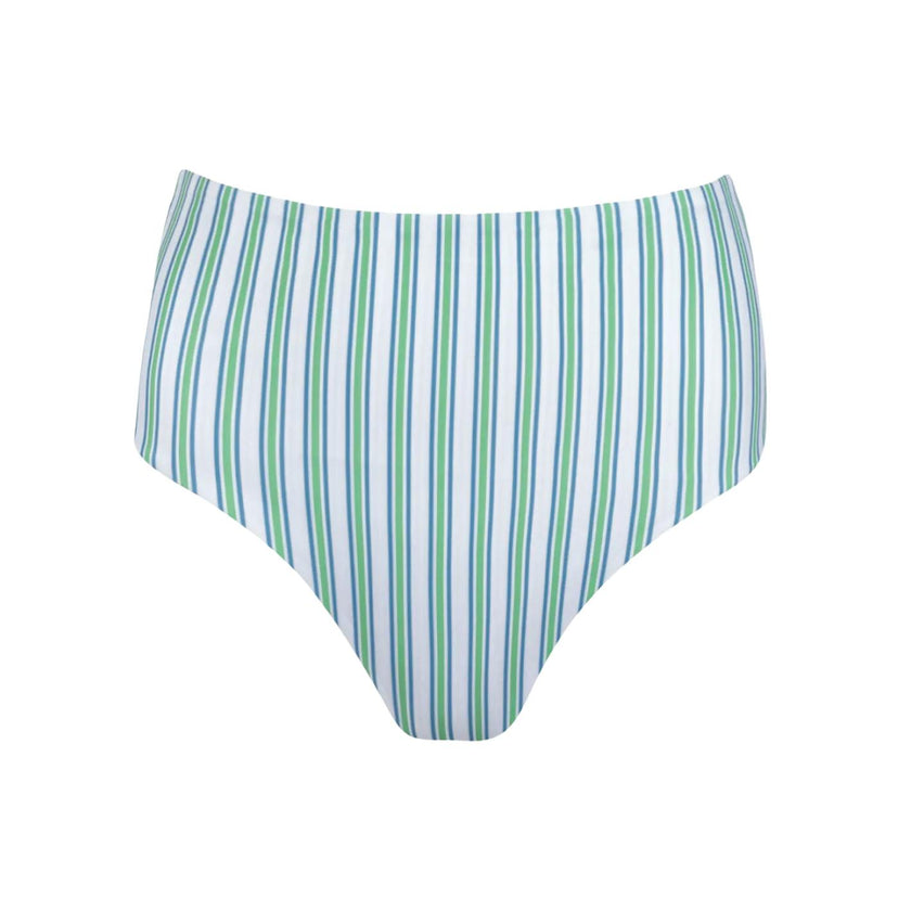 women's tamarin stripe high waist bikini bottom